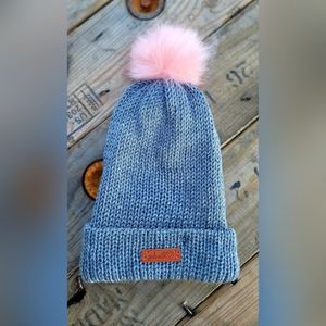 Handmade Knit Adult Beanie With Pom